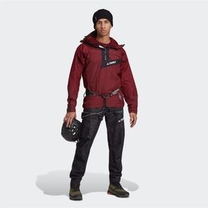 adidas Maroon and Black Lightweight Jacket